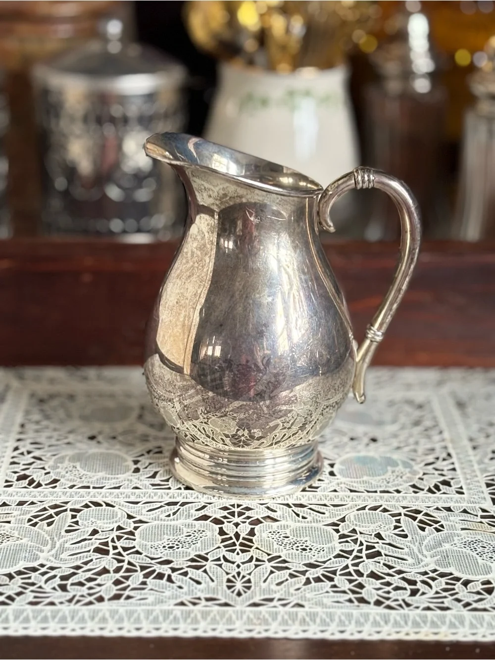 4 Piece International Silver Royal Danish International Sterling Silver Tea Set